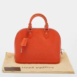 Pre Owned Louis Vuitton Piment Epi Leather Alma PM Bag