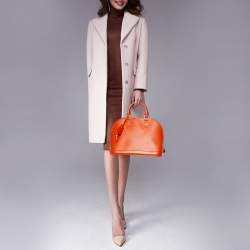 Pre Owned Louis Vuitton Piment Epi Leather Alma PM Bag