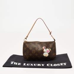 Pre Owned حقيبة صغيرة بإكسسوارات لوي فيتون باندا كانفاس مونوغرامي