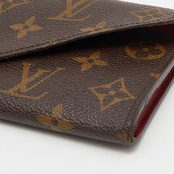 Louis Vuitton Rouge Monogram Canvas Josephine Wallet