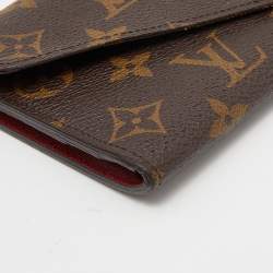 Louis Vuitton Rouge Monogram Canvas Josephine Wallet