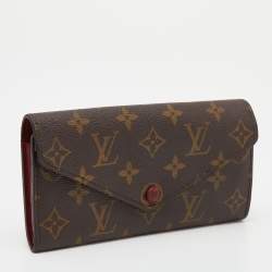 Louis Vuitton Rouge Monogram Canvas Josephine Wallet