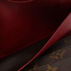 Louis Vuitton Rouge Monogram Canvas Josephine Wallet