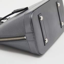 Pre Owned Louis Vuitton Anthracite Nacre Epi Leather Alma PM Bag