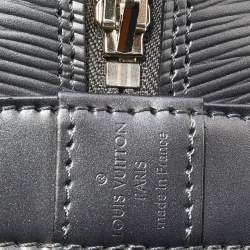 Pre Owned Louis Vuitton Anthracite Nacre Epi Leather Alma PM Bag