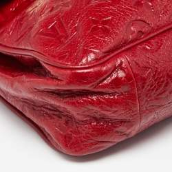 مملوكة مسبقًا Louis Vuitton Red Monogram Glossy Leather My Deer Enigme Clutch