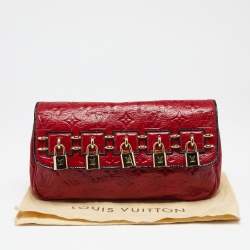 مملوكة مسبقًا Louis Vuitton Red Monogram Glossy Leather My Deer Enigme Clutch
