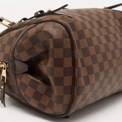 Pre Owned Louis Vuitton Damier Ebene Canvas Rivington GM Bag