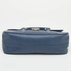 Pre Owned حقيبة صغيرة لوي فيتون سيغور جلد إيبي زرقاء 