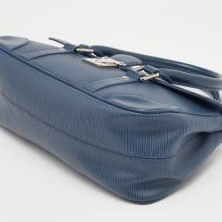 Pre Owned حقيبة صغيرة لوي فيتون سيغور جلد إيبي زرقاء 