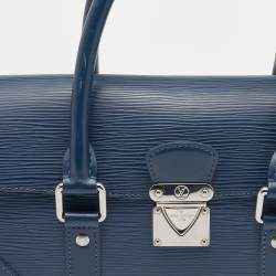 Pre Owned حقيبة صغيرة لوي فيتون سيغور جلد إيبي زرقاء 