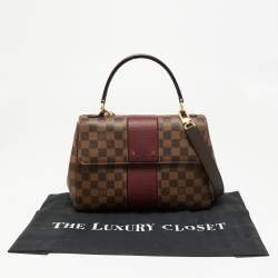 Pre Owned Louis Vuitton Bordeaux Damier Ebene Bond Street Bag