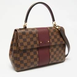 Pre Owned Louis Vuitton Bordeaux Damier Ebene Bond Street Bag