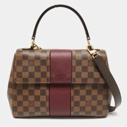 Pre Owned Louis Vuitton Bordeaux Damier Ebene Bond Street Bag