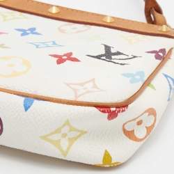 مملوكة مسبقًا Louis Vuitton White Multicolore Monogram Canvas Pochette Accessories