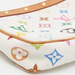مملوكة مسبقًا Louis Vuitton White Multicolore Monogram Canvas Pochette Accessories