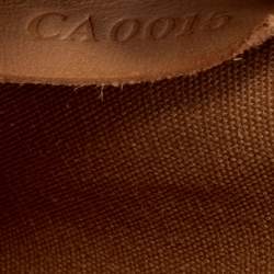 Pre Owned Louis Vuitton Beige Monogram Vernis Mallory Square Bag