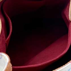 Pre Owned Louis Vuitton White Multicolore Monogram Canvas Audra Bag