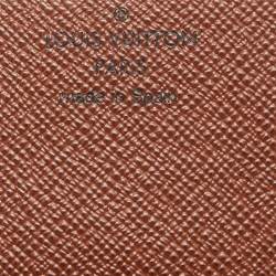 مملوكة مسبقًا حافظة بطاقات لوي فيتون باس طية مزدوجة كانفاس مونوغرامية