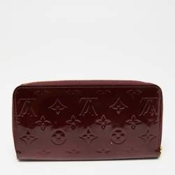 Louis Vuitton Rouge Fauviste Monogram Vernis Zippy Wallet