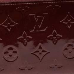 Louis Vuitton Rouge Fauviste Monogram Vernis Zippy Wallet