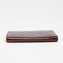 Louis Vuitton Rouge Fauviste Monogram Vernis Zippy Wallet