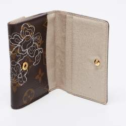 Pre Owned Louis Vuitton Monogram Canvas Limited Edition Dentelle Ludlow Wallet