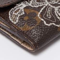 Pre Owned Louis Vuitton Monogram Canvas Limited Edition Dentelle Ludlow Wallet