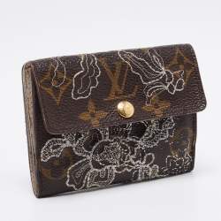 Pre Owned Louis Vuitton Monogram Canvas Limited Edition Dentelle Ludlow Wallet
