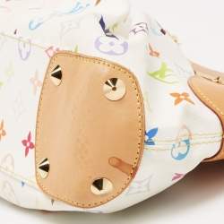 مملوكة مسبقًا Louis Vuitton White Monogram Multicolore Canvas Judy PM Bag