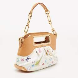 مملوكة مسبقًا Louis Vuitton White Monogram Multicolore Canvas Judy PM Bag