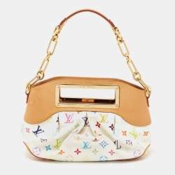 مملوكة مسبقًا Louis Vuitton White Monogram Multicolore Canvas Judy PM Bag