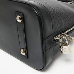مملوكة مسبقًا Louis Vuitton Black Epi Leather Alma PM Bag