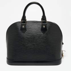 مملوكة مسبقًا Louis Vuitton Black Epi Leather Alma PM Bag