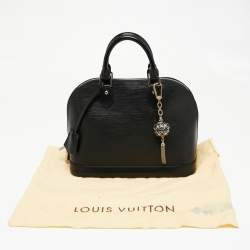 مملوكة مسبقًا Louis Vuitton Black Epi Leather Alma PM Bag