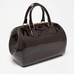 Pre Owned Louis Vuitton Amarante Monogram Vernis Montana Bag