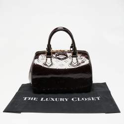 Pre Owned Louis Vuitton Amarante Monogram Vernis Montana Bag