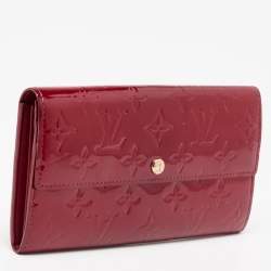Louis Vuitton Pomme D’amour Monogram Vernis Sarah Wallet