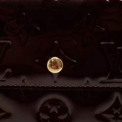 Louis Vuitton Amarante Monogram Vernis Sarah Wallet