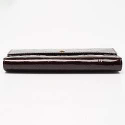 Louis Vuitton Amarante Monogram Vernis Sarah Wallet
