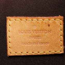 Pre Owned Louis Vuitton Amarante Monogram Vernis Alma GM Bag