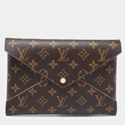 Louis Vuitton Pochette Kirigami Pink in Coated Canvas with Gold-tone - US