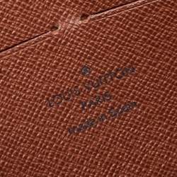 Pre Owned Louis Vuitton Monogram Canvas Zippy Wallet