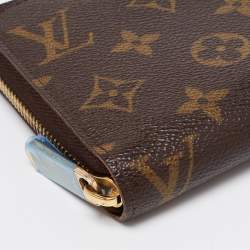 Pre Owned Louis Vuitton Monogram Canvas Zippy Wallet