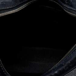 Pre Owned Louis Vuitton Black Monogram Satin Mini Boulogne Bag