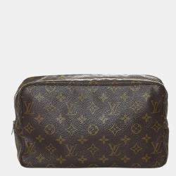 Trousse Louis Vuitton Pochette Toilette Marron