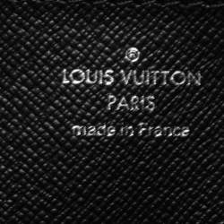 Pre Owned حقيبة كلتش لوي فيتون سيليه دراغون جلد إيبي أسود