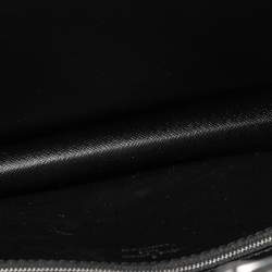 Pre Owned حقيبة كلتش لوي فيتون سيليه دراغون جلد إيبي أسود