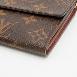 مملوكة مسبقًا محفظة لوي فيتون سارة كانفاس مونوغرامي  