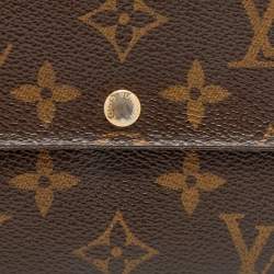 مملوكة مسبقًا محفظة لوي فيتون سارة كانفاس مونوغرامي  